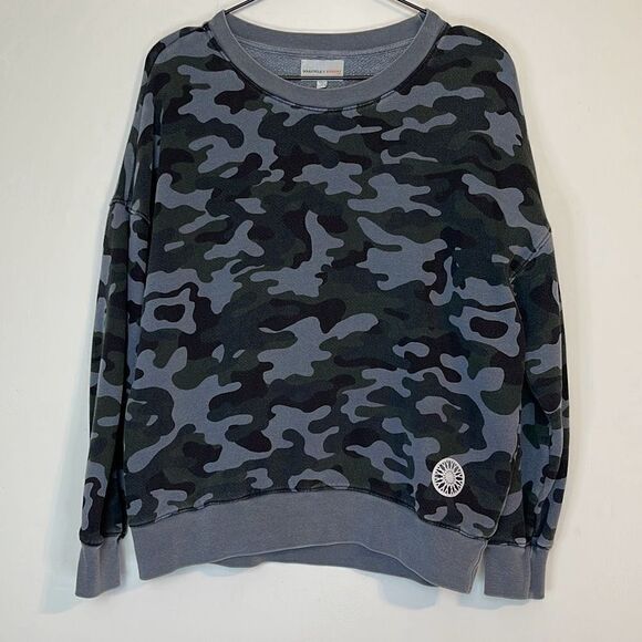 Sundry x Soulcycle Camo Crewneck Pullover S - Picture 1 of 5
